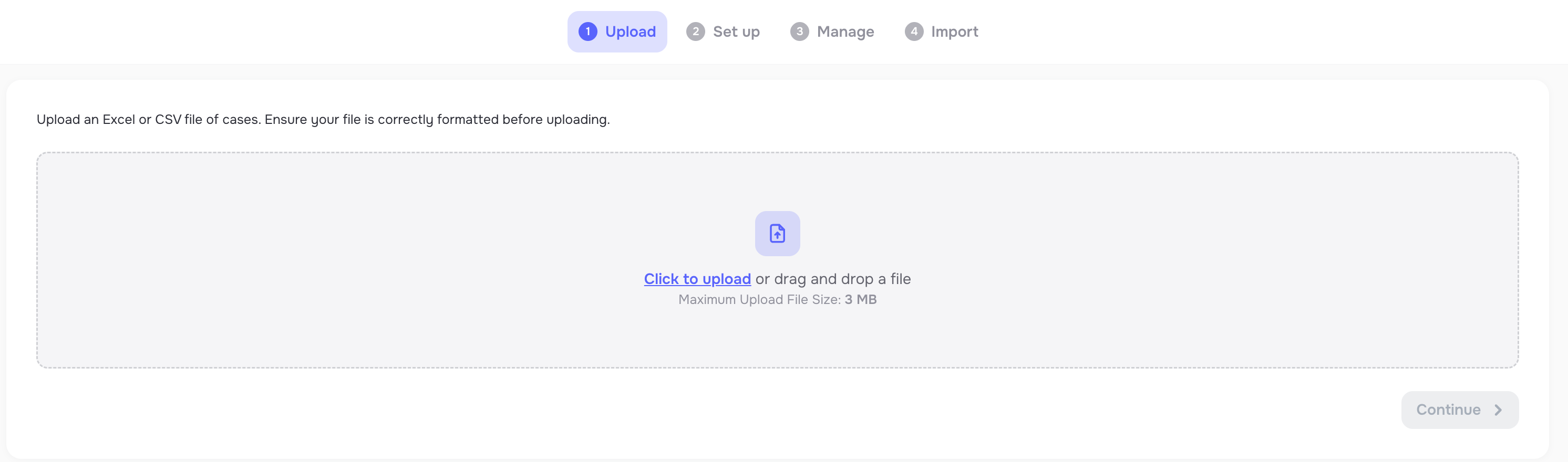 Redesigned Importer wizard step-by-step